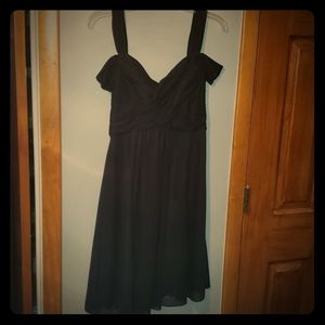 David's bridal black dress
